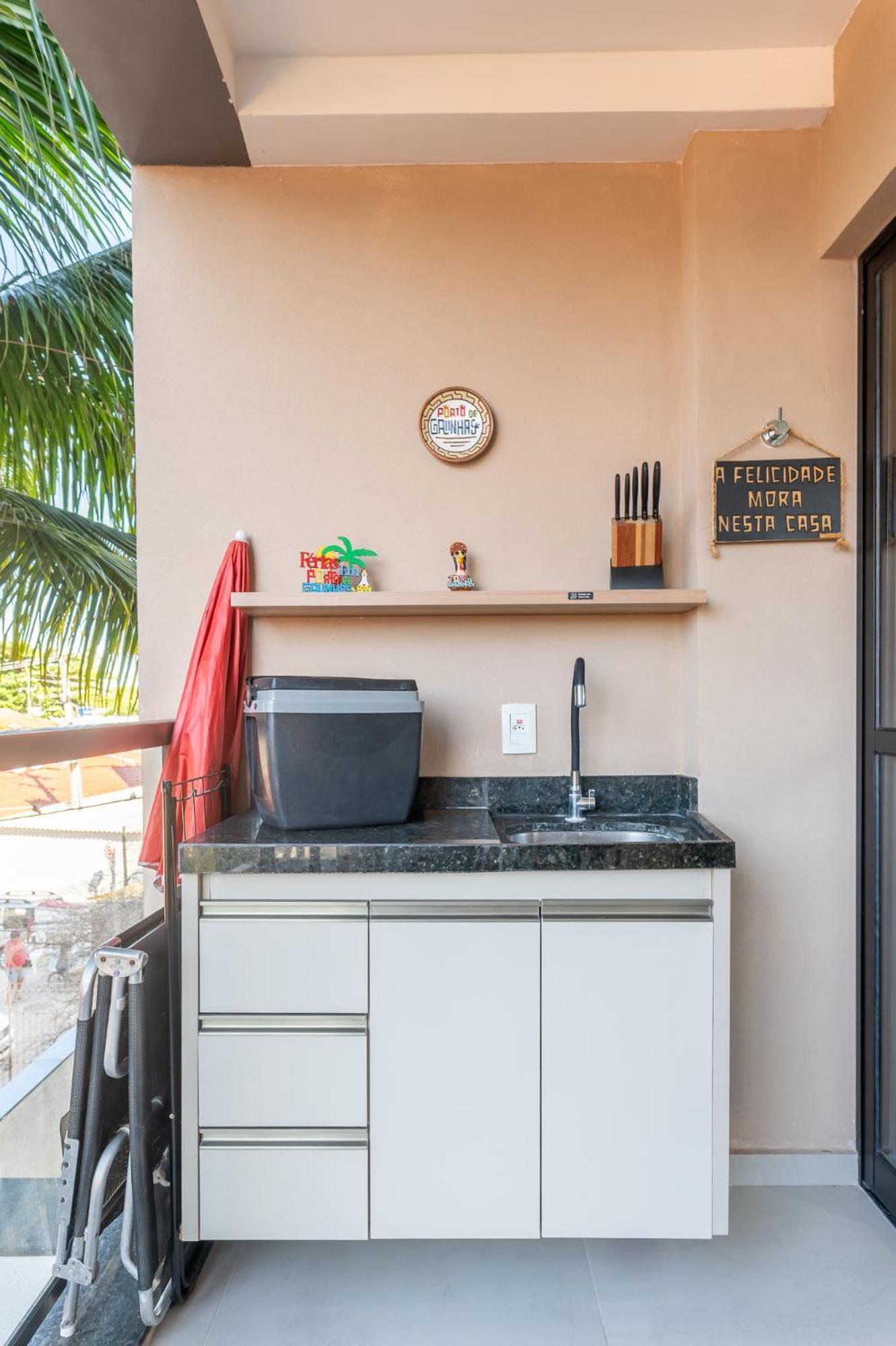 Ama Flat Porto Kai - Centro Da Vila 50M Do Mar. Porto de Galinhas Bagian luar foto